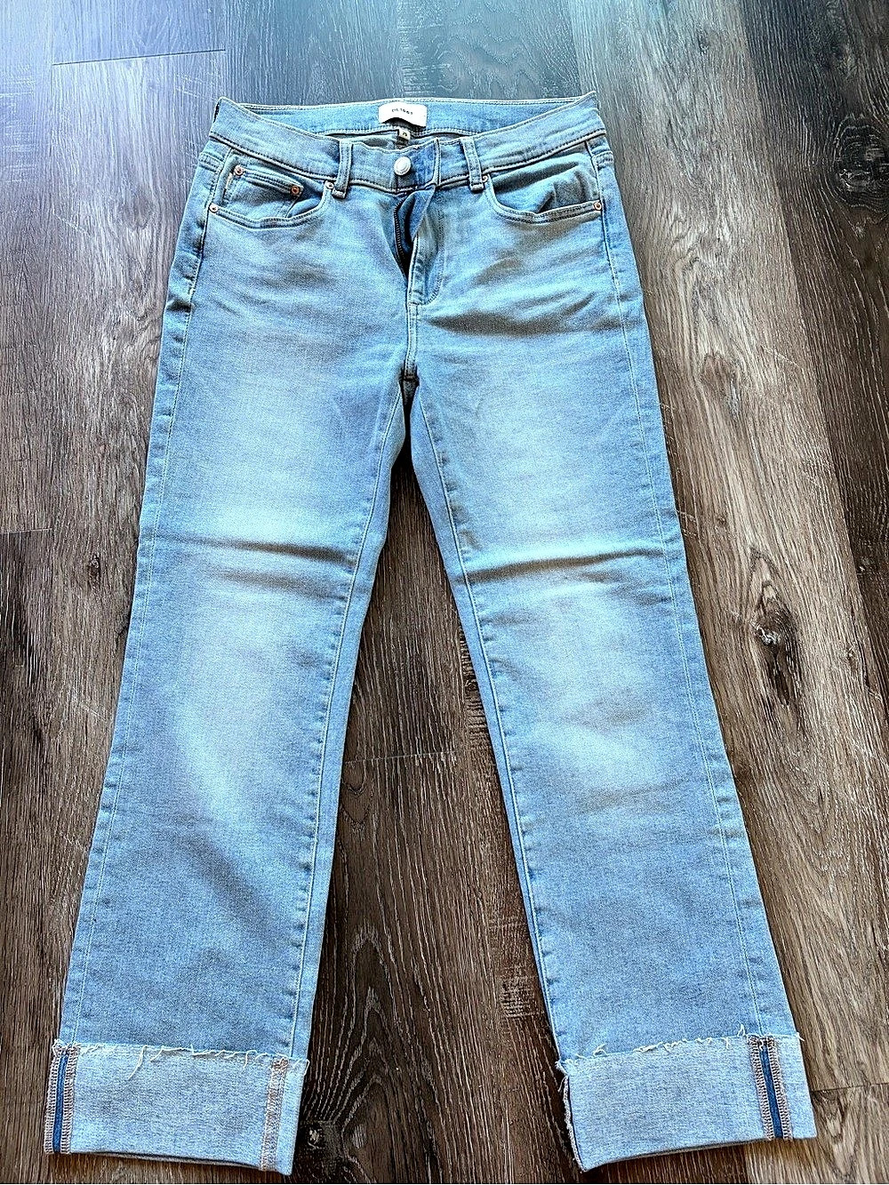 Paige Straight Leg Jeans in Blue Waist 29